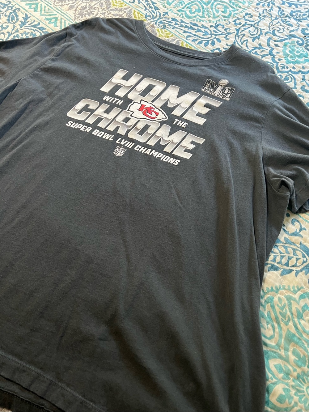Kansas City Chiefs "Home with the Chrome" Super Bowl Champions Tee